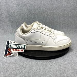 Nike Ebernon Low Triple White Women’s Size 9 Sneakers AQ1779-100 1024